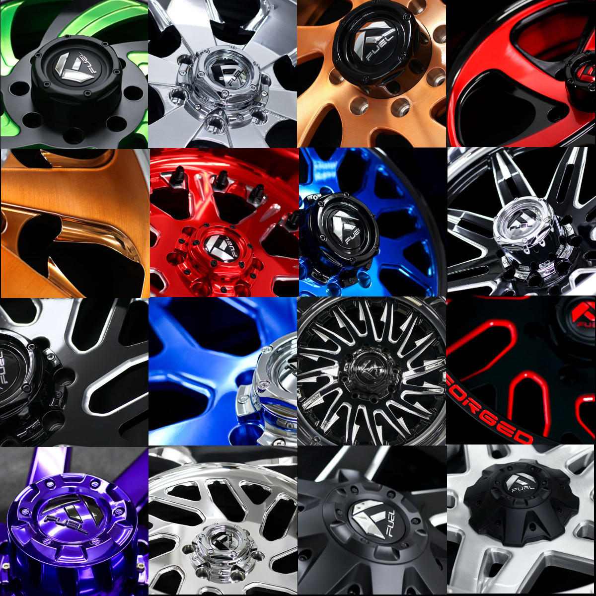 selection of wheels